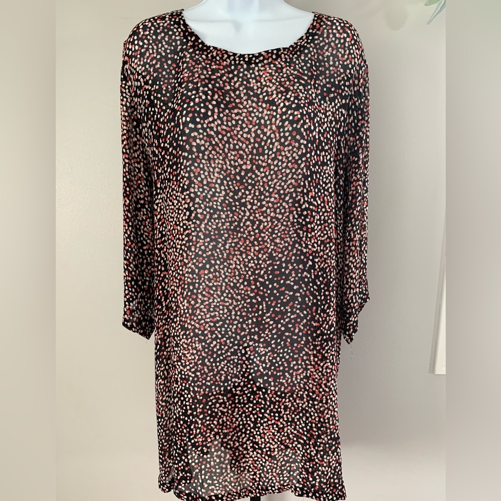 NWT Masai Long Sleeve Black and Pink Tunic/ Dress